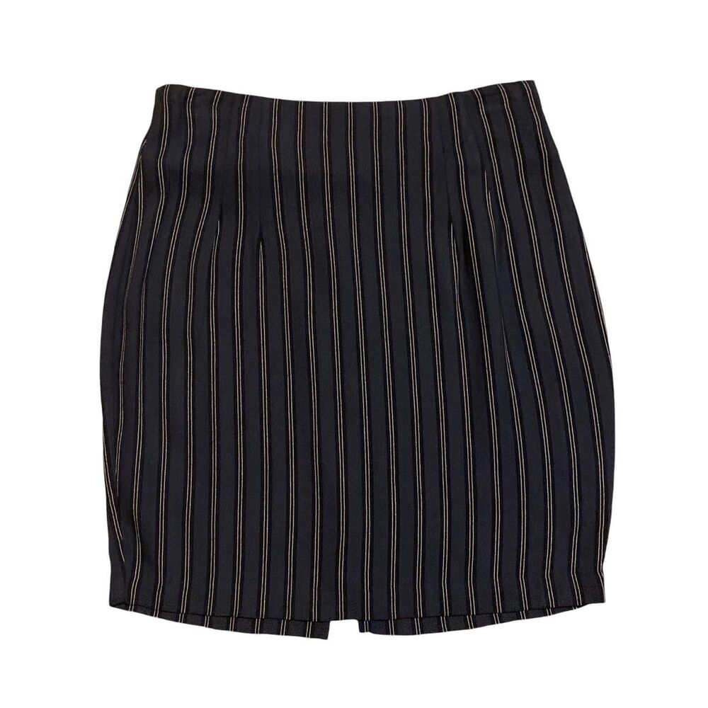 Vintage 80s 90s striped mini skirt